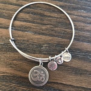 Alex and Ani Om Charm Bangle